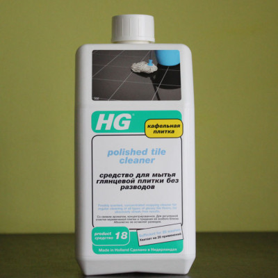 Средство для мытья глянцевой плитки без разводов HG
