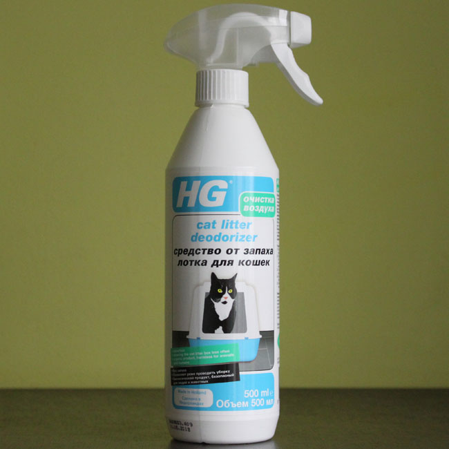 Средство от запаха лотка для кошек HG